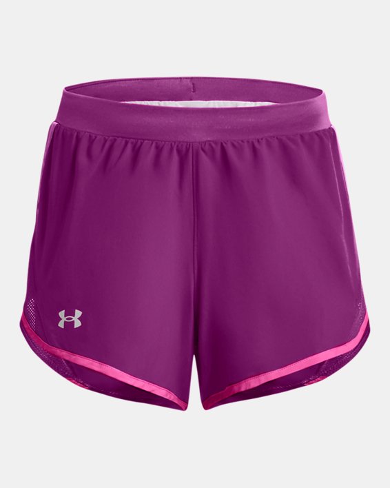 Shorts UA Fly-By 2.0 para Mujer, Purple, pdpMainDesktop image number 6